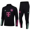 FC Bayern Monaco Quarter Zip Tute Felpe da Allenamento 2023-24 Nera per Uomo